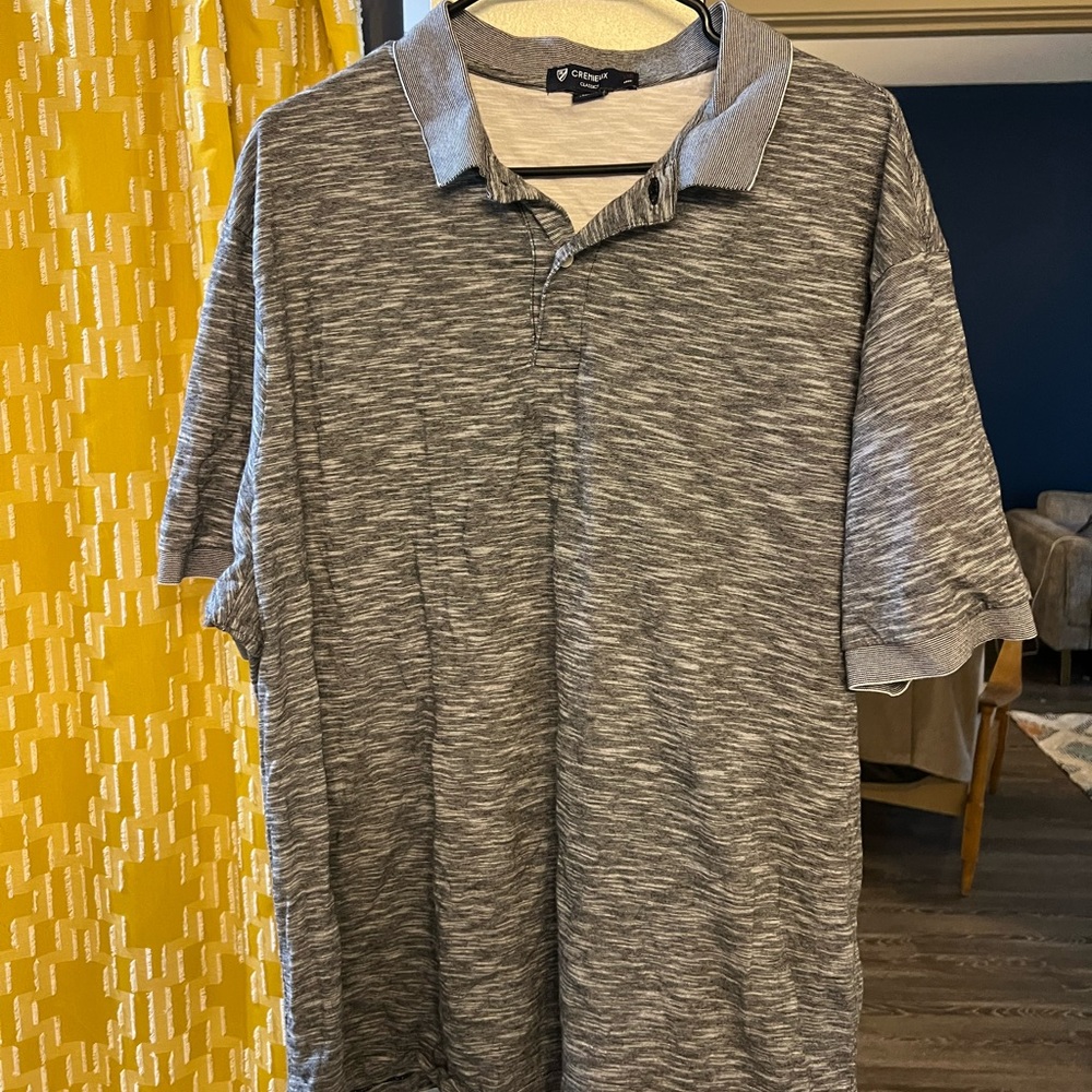 Cremieux gray polo shirt